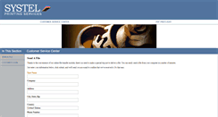Desktop Screenshot of clients.systelprinting.com